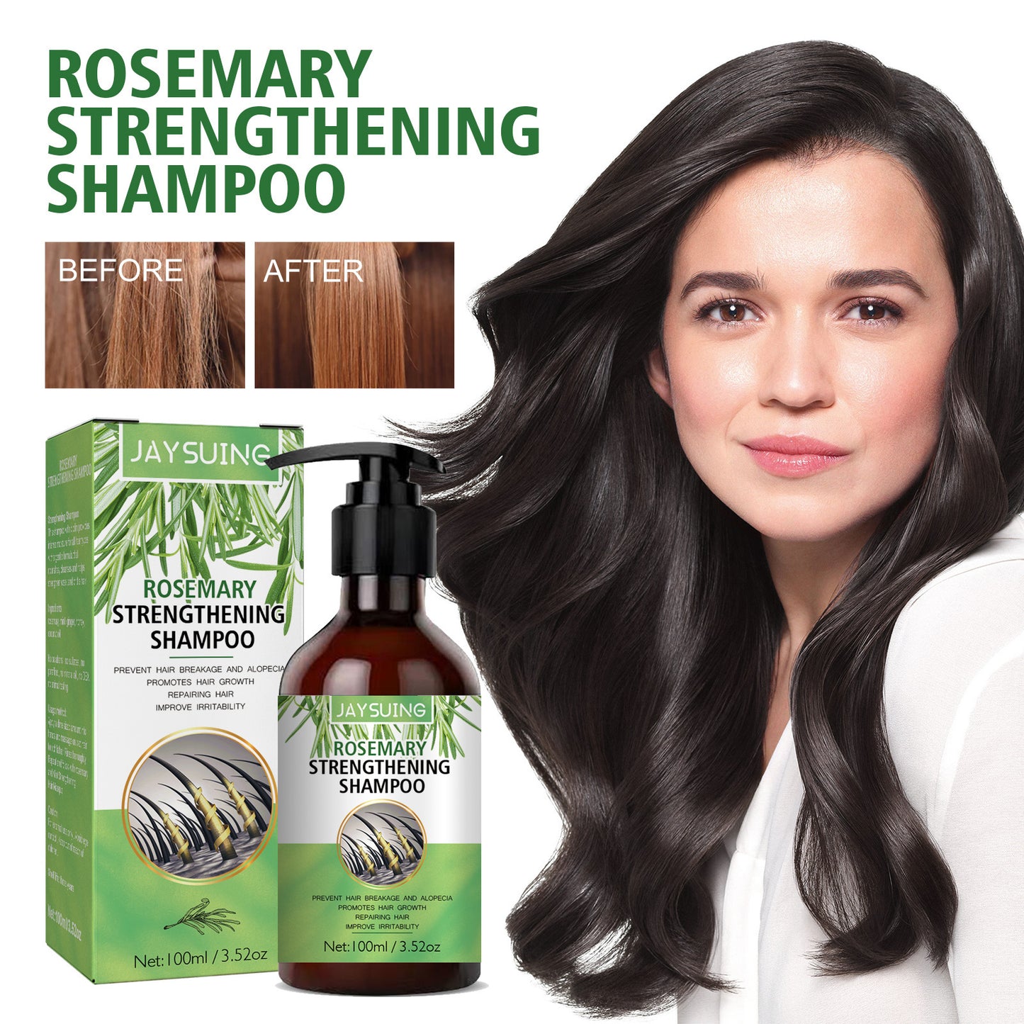 Bottle of Rosemary Mint Shampoo